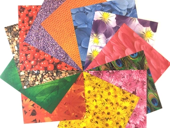 Бумажная книга «Origami Paper. 200 Sheets. Nature Patterns. 15 cm» - фото №4 - миниатюра