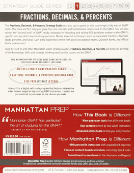 Бумажная книга «GMAT Quantitative Strategy Guide Set» - фото №2 - миниатюра