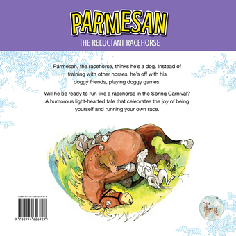 Паперова книга «Parmesan, The Reluctant Racehorse», автор Джекі Хелпін - фото №2 - мініатюра