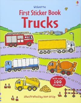 Бумажная книга «Trucks Sticker Book», автор Сэм Тэплин - фото №1 - миниатюра