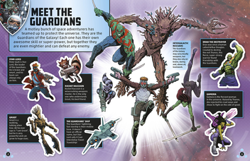 Бумажная книга «Guardians of the Galaxy Ultimate Sticker Collection» - фото №3 - миниатюра
