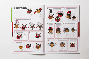 Бумажная книга «Make and Move. Minibeasts», автор Сато Хисао - фото №5 - миниатюра