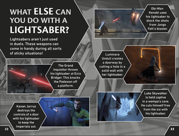 Бумажная книга «Star Wars. Lightsaber Battles», автор Лорен Несуорси - фото №3 - миниатюра