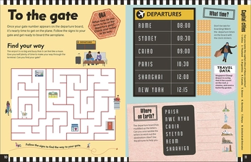 Бумажная книга «At the Airport Activity Book. Includes more than 300 Stickers» - фото №5 - миниатюра