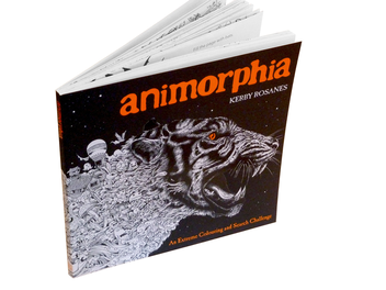 Паперова книга «Animorphia. An Extreme Colouring and Search Challenge», автор Кербі Розанес - фото №4 - мініатюра