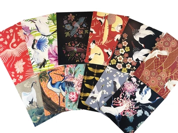 Бумажная книга «Japanese Cranes Note Cards» - фото №3 - миниатюра