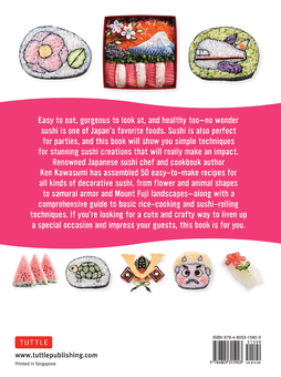 Паперова книга «Sushi Party. Kawaii Sushi Made Easy!», автор Кен Кавасумі - фото №3 - мініатюра