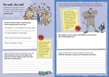 Бумажная книга «Roald Dahl’s Creative Writing with Matilda. How to Write Spellbinding Speech» - фото №4 - миниатюра