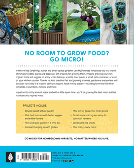Бумажная книга «Micro Food Gardening. Project Plans and Plants for Growing Fruits and Veggies in Tiny Spaces», автор Дженнифер МакГиннес - фото №2 - миниатюра