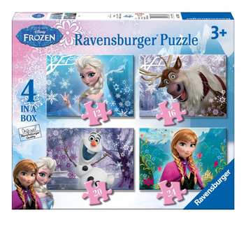  «Пазл-4в1 Дісней Ravensburger Холодне серце (7360)», бренду Ravensburger - фото №1 - мініатюра
