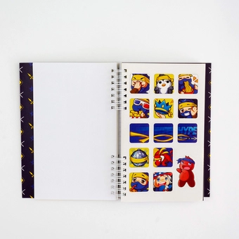 Паперова книга «Ninja Notebook: Notebook with Stickers and Tips to Improve Your E-Game», автор Тайлер 'ніндзя' Блевінс - фото №5 - мініатюра