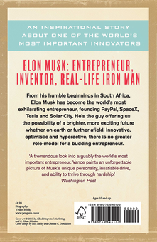 Паперова книга «Elon Musk Young Readers' Edition», автор Ешлі Венс - фото №2 - мініатюра