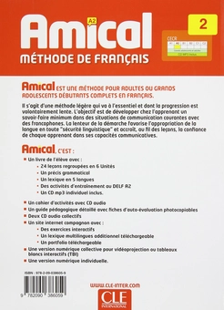 Паперова книга «Amical: Livre De L'Eleve 2 (+CD)», автор Сильви Пуассона-Куинтон - фото №2 - мініатюра
