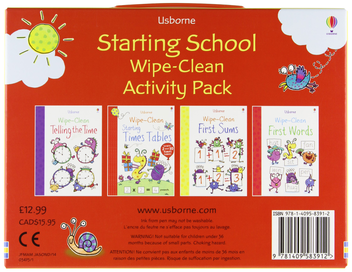 Бумажная книга «Starting School Wipe-Clean Activity Pack Age 5+ (комплект из 4 книг)» - фото №2 - миниатюра