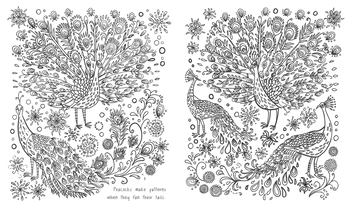 Бумажная книга «Kew A Year in the Garden Colouring Book» - фото №2 - миниатюра