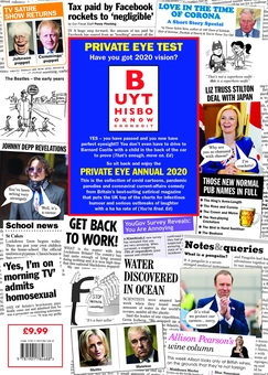 Паперова книга «Private Eye Annual 2020» - фото №2 - мініатюра