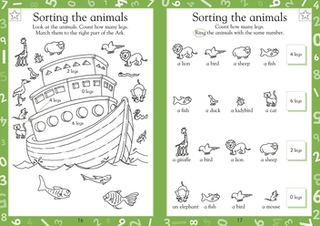 Бумажная книга «Maths Made Easy Matching and Sorting Ages 3-5 Preschool», автор Кэрол Вордерман - фото №3 - миниатюра