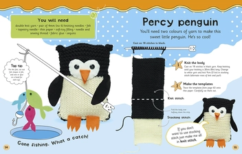 Паперова книга «Let's Knit. Learn to Knit with 12 Easy Projects» - фото №4 - мініатюра