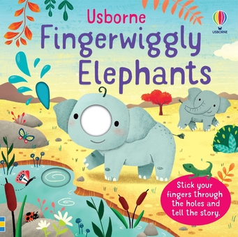 Бумажная книга «Fingerwiggly Elephants», автор Фелисити Брукс - фото №1 - миниатюра