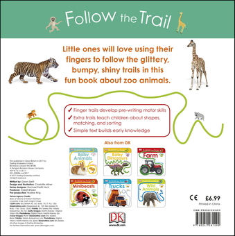 Бумажная книга «At the Zoo. Take a Peek! Fun Finger Trails!» - фото №2 - миниатюра