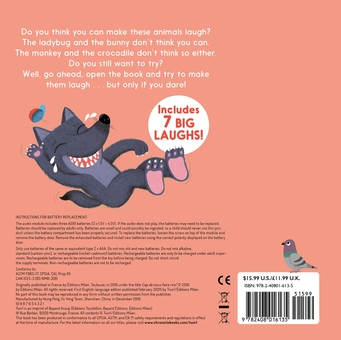 Паперова книга «Make Us Laugh! A Laugh-Out-Loud Sound Book», автор Стефані Бебін - фото №2 - мініатюра