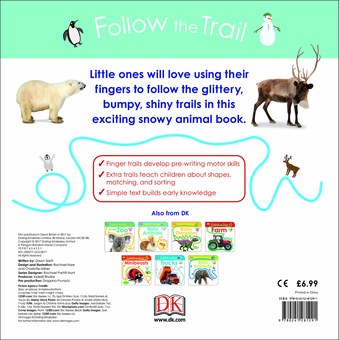 Бумажная книга «Follow the Trail Winter Wonderland: Take a Peek! Fun Finger Trails!» - фото №2 - миниатюра
