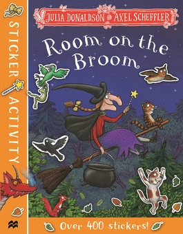 Паперова книга «Room on the Broom Sticker Book», автор Джулія Дональдсон - фото №1 - мініатюра