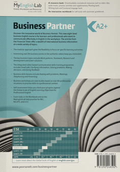 Бумажная книга «Business Partner A2 + Coursebook and Standard MyEnglishLab Pack», авторов Льюис Лэнсфорд, Марк Пауэлл, Маргарет О'Кифф, Лиззи Райт, Рос Райт - фото №2 - миниатюра