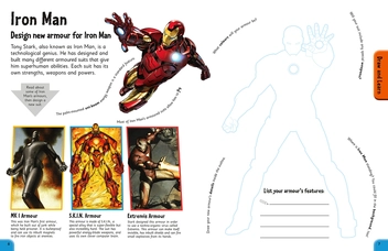 Бумажная книга «Marvel the Avengers Ultimate Factivity Collection with 500 stickers» - фото №2 - миниатюра