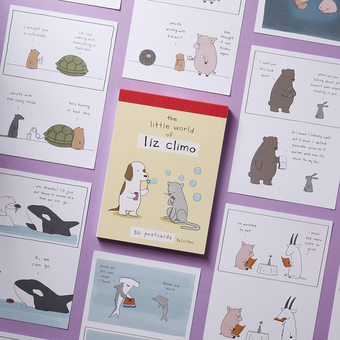 Паперова книга «The Little World of Liz Climo Postcard Book», автор Ліз Клімо - фото №4 - мініатюра
