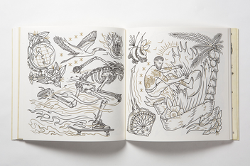 Бумажная книга «The Tattoo Flash Colouring Book» - фото №8 - миниатюра