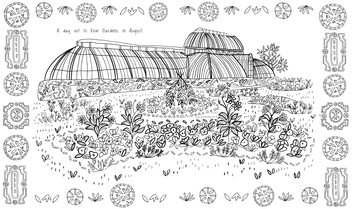 Бумажная книга «Kew A Year in the Garden Colouring Book» - фото №3 - миниатюра