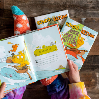 Бумажная книга «Kondo & Kezumi Reach Bell Bottom», автор Дэвид Гуднер - фото №2 - миниатюра