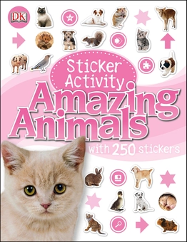 Бумажная книга «Sticker Activity Amazing Animals» - фото №1 - миниатюра