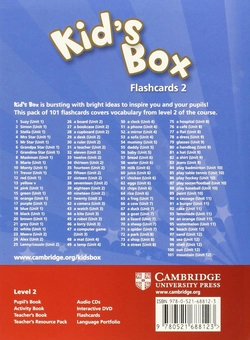 Бумажная книга «Kid's Box 2 Flashcards (pack of 101): Level 2 », автор Кэролайн Никсон - фото №2 - миниатюра