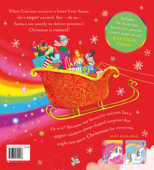 Бумажная книга «Unicorn and the Rainbow Poop Save Christmas», автор Эмма Адамс - фото №3 - миниатюра