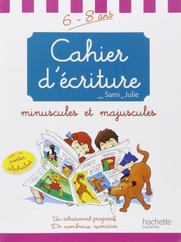 Паперова книга «Cahier d'écriture Sami et Julie 6-8 ans», автор Adeline Cecconello - фото №1 - мініатюра