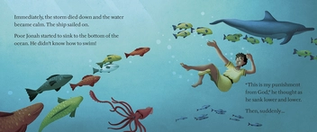Бумажная книга «Jonah and the Whale», автор Си Джей Леонард - фото №5 - миниатюра