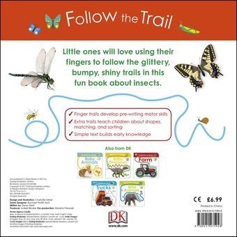 Бумажная книга «Minibeasts. Take a Peek! Fun Finger Trails!» - фото №2 - миниатюра