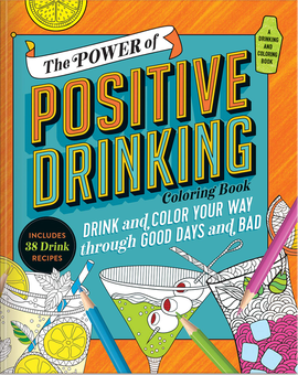 Бумажная книга «The Power of Positive Drinking Coloring and Cocktail Book» - фото №2 - миниатюра