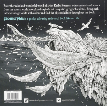 Паперова книга «Geomorphia. An Extreme Colouring and Search Challenge», автор Кербі Розанес - фото №2 - мініатюра