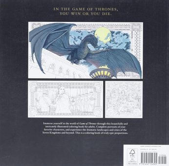 Бумажная книга «HBO`s Game Of Thrones Coloring Book» - фото №2 - миниатюра