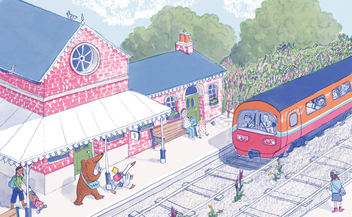 Паперова книга «Hamish Takes the Train», автор Дейзі Гьорст - фото №4 - мініатюра