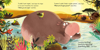 Бумажная книга «Zippo the Super Hippo», автор Кес Грей - фото №2 - миниатюра