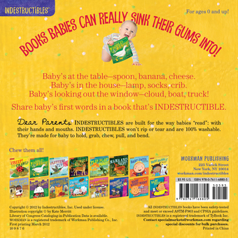 Бумажная книга «Indestructibles. Baby Babble» - фото №2 - миниатюра