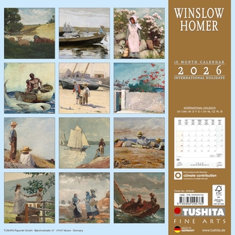 Бумажная книга «Winslow Homer 2026» - фото №2 - миниатюра