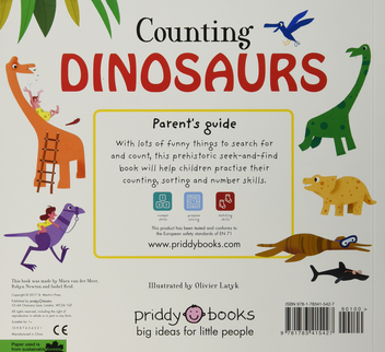Бумажная книга «Counting Dinosaurs: Counting Collection», автор Роджер Придди - фото №2 - миниатюра