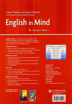 Паперова книга «English in Mind 1. Teacher's Book», автор Клер Такер - фото №2 - мініатюра