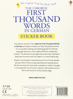 Паперова книга «First 1000 Words in German. Sticker Book » - фото №2 - мініатюра