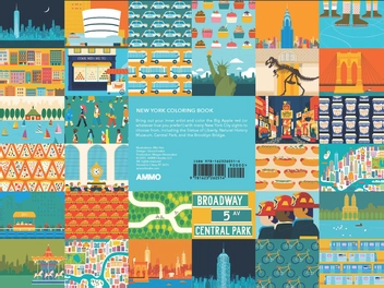 Паперова книга «New York Coloring Book», автор Мін Хо - фото №2 - мініатюра